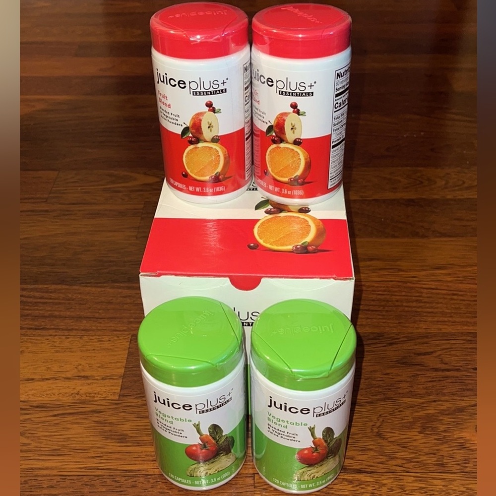 Juice Plus+ Fruit Blend & Vegetable Blend. Factory Sealed! 2 Bottles of Each🍎🥦